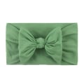 Miniatyrbild 1 av 2: 28 färger Baby Pannband Mjuk Nylon Hårband Bowknot Barn Lovely Princess green