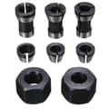 8st Högprecisionsadapter Hylschuck Set 6mm/6.35mm/8mm Hylschuck Gravyr Fräsmaskin