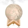 Humidifier - Aromatherapy Diffuser, LED Desk Moon Lamp with Cooling Mist Humidifier Function, Adjustable Brightness and Mist Mode (White)