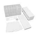 10L Wall Mounted Cereal Dispenser 6 Compartments Pressed Sealed Dry Food Storage Container