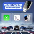 Pikkukuva 5 / 5: Carplay-sovitin - INKINT - Langaton - Bluetooth 5.3 - USB Type-C - Plug and Play