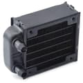 PC Vandkøling Aluminium Radiator Multi-kanaler 60mm til Computer LED Skønhedsapparat Black