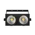 DJ Scenebelysning DualHead 200W LED, 2X100W Blinder, 2I1 Kald/Varm Hvit, DMX Uplights For Bryllup