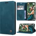 【SmartLegend】Huawei P30 Pro Bumper Cover Premium Læder Flip Wallet Cover Blå
