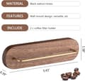 Miniatyrbild 2 av 4: 2-pack Wall Mounted Coffee Filter Holder with Adhesive Stickers Conical Coffee Filter Holder