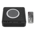 Miniatyrbillede 8 af 8: Mini bærbar projektor Full HD 1080P LED-projektor hjemmebioprojektor til IOS til Android bærbar computer sort EU-stik 0.5