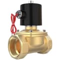 1/2\" NPT Messing Elektrisk Magnetventil 12V DC Normalt Lukket med Forsegling -