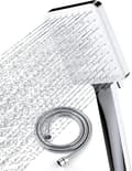 Large Shower Head with 1.5m Hose, Handheld Shower with 6 Spray Modes
