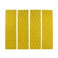 4 st/parti Surfing Front Traction Pad - SUP Surfbräda Deck Grip Mat Ersättning med självhäftande (Gul)