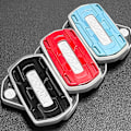 Miniatyrbild 6 av 6: Magnetic Sound Range Slider Fidgets Toy Avkopplande Dekompressionsleksak För Kvinnor Män Red