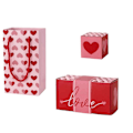 Miniatyrbild 1 av 8: 2024 Valentine studsar Röd paketlåda Vikbar Fashionabla studsar Röda kuvert för present 18 Boxs