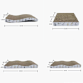Miniatyrbild 8 av 10: Enkel Cat Scratching Pad Anti-deformation Slitstark Cat Scratching Toy för hemmet Straight Plate Shape