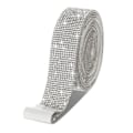 Miniatyrbild 8 av 8: DIY Rhinestone självhäftande band Lätt att använda Kristaller Dekorationsremsor för hantverk White Diamond 12 Rows