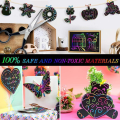 Miniatyrbild 7 av 10: Set 10/20/50 ark Skrapa bort det Papper Ritbrädor Ark Färgglad konstpresent till barn DIY Set 1