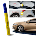 Miniatyrbild 4 av 11: Billack-penna för touch-up, snabb torktid, vattentät, reparerar repor på bilen, för bilvård Silver