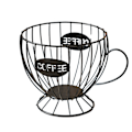 Miniatyrbild 1 av 7: Snygg metall kaffekapsulhållare enkel slitstark snacksorganisatör för diskbänk Black