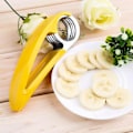 Miniatyrbild 5 av 10: Rostfritt stål Banan-Cutter Multi-Purpose Mjuk frukt Cutter Kökstillbehör 2pcs
