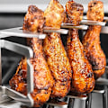 Miniatyrbild 6 av 10: Bärbar utomhusgrill grill i rostfritt stål för camping 2pcs