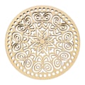 Miniatyrbild 1 av 10: 2 ST Träplattor för stickning Virkad vävd korgpåse Botten/ Cap Vävning Craft Shaper med hål för DIY 2