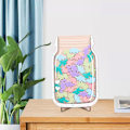 Miniatyrbild 3 av 11: Sjöhästar Träprydnader Burk Halv Transparent Myntförvaring Tank Heminredning Multicolour