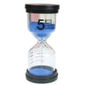 Sand Timer 1/3/5/10/15/30 minuter Time Management Assistant Present för barn Blue