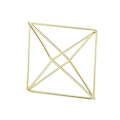 Miniatyrbild 4 av 10: Enkelt Mini Iron Flower Stand Suckulent Blomsterhylla Blomkruka För Desktop Balkong Dekoration Gold With Ring