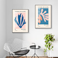 Miniatyrbild 3 av 7: Linjeteckning konstdekor Minimalistisk abstrakt enkel linje väggkonstaffisch för vardagsrummet 30X40CM A