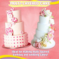 Miniatyrbild 4 av 9: Flerlagers set Rund desserthylla Tårtpackning Tårtstödsram Tårtställ Bakverktyg Pålningsfästen Small Set12CM X 2   16CM X 1