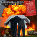 Miniatyrbild 2 av 10: Brandfilt Quick Release Emergency Shelter Glasfiber för hem och kontor 1m