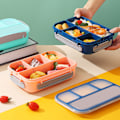 Miniatyrbild 3 av 7: 16-delad matlåda i plast Stor set för matförvaringslåda Köksmaterial Blue