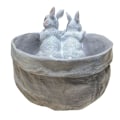 Miniatyrbild 4 av 9: Söt kanin blomkruka Harts Suckulent plantering Multipurpose Desktop Ornament För Hem Vardagsrum Kontor 1