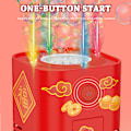 Miniatyrbild 8 av 10: Firework Bubble Machine 12-håls Firework Bubble Maker Bubbleblåsare med stor kapacitet med färgglatt ljus för barn