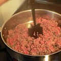 Miniatyrbild 9 av 10: Hamburger Kötthacker Värmebeständig ABS Nonstick Beef Masher Hållbar fräs Black