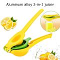 Miniatyrbild 2 av 8: Dubbellagers aluminiumlegering citronpressare Premium Quality Manuell Citruspress Juicer Hushåll