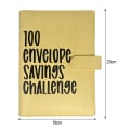 Miniatyrbild 8 av 8: 100 kuvert Pengar att spara utmaningar Notebook Budget Pärm Bok Pengaplaneringsspel för Auldts Kids Red