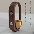 Miniatyrbild 6 av 8: Trä Mässing Dörrklocka Magnetic Windchime B