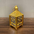 Miniatyrbild 7 av 10: Gyllene/vit Ramadan Lykta Lampa Happy Eid Light Ramadan Inredningslampa Hem Fest Dekoration Prydnader för semester White Large