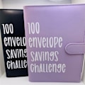 Miniatyrbild 4 av 8: 100 kuvert Pengar att spara utmaningar Notebook Budget Pärm Bok Pengaplaneringsspel för Auldts Kids Blue