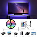 Miniatyrbild 7 av 11: RGB- set med fjärrkontroller Bluetooth-kompatibla appar Party Bröllopslampor Dekor för inomhusrum 2m