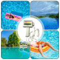 Miniatyrbild 2 av 5: PH-klortestare för poolvatten Multifunktionstestare med hög noggrannhet för pool 1PCs
