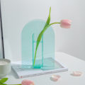 Miniatyrbild 4 av 8: Blomvas färgglad modern samtida design blommig behållare dekoration för hemmakontoret 3