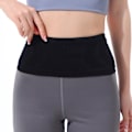 Miniatyrbild 5 av 11: Multifunktionell stickad andningsbar dold midjeväska bärbar svettabsorberande paket för ridning fitness Grey M