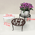 Miniatyrbild 10 av 10: Blomsterställ i metall av hög kvalitet stål Robust hållbart blomställ för vardagsrum Balkong inomhus skrivbord White