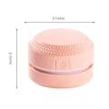 Miniatyrbild 7 av 9: Mini Desktop Dammsugare Bärbar Multipurpose Automatisk Bordssopmaskin Pink