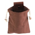 Miniatyrbild 1 av 5: Hopfällbar Canvas-bältesväska för vandring Bärbar hopfällbar foderpåse Fanny Pack Utomhus handsfree fruktplockningsväska Brown
