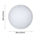 Miniatyrbild 8 av 8: LED-ljus 16 färger självlysande badboll inomhus utomhus dekorativa bollar för trädgård poolside