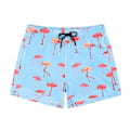 Miniatyrbild 7 av 9: Dubbellagers bermudashorts för män med mobiltelefonhållare för Summer Beach Dark Grey M