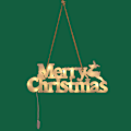Miniatyrbild 9 av 10: Merry Christmas Letters LED-lampor 45cm Hängrep Drivs av Knapp Batteri För Julfest Födelsedag Heminredning Warm White Built-in Button Battery