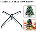 Miniatyrbild 2 av 10: Grön julgransstativ Vikbar metall Xmas Tree Base Heavy Duty trädhållare Enkel installation 40cm