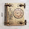 Miniatyrbild 10 av 10: Mummy Book of the Dead Magic Book Resin Hantverksprydnader för heminredning Black